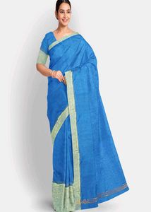Elegant Blue Saree