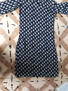 Printed Kurta Set ( Blue)