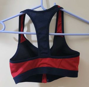 Amante Brand Sports Bra With Front Zip