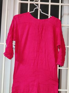 Pink Kurti Top XS
