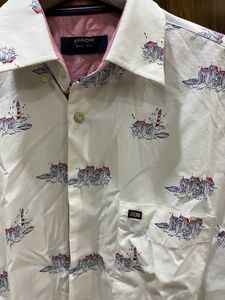 Arrow Men’s Printed Casual Shirt - Size M