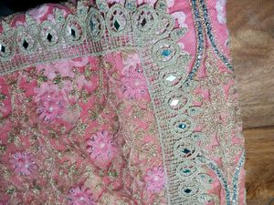 Rose Pink Embellished Ethnic Kurta/suit