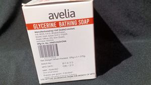 Avelia Glycerine Bathing Soap For All Skin Type Pack Of 3*125g Each