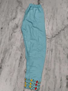 Girls wear Floral Embroidered Kurti With Palazzo