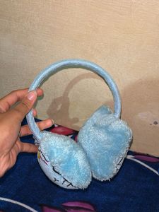 Blue Plush Earmuffs