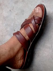 Brown Leather Sandals