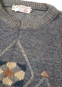 Monte Carlo oversized argyle pullover 🐻🩶