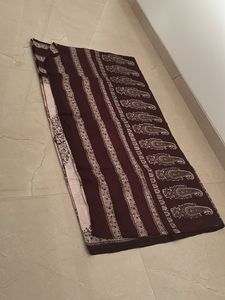 Coffee Brown  &amp; Cream  silk Saree