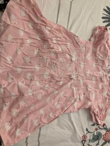 Cute Swan Print Baby Dress