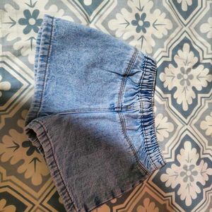Denim Skort