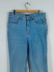 High Waisted Blue Jeans