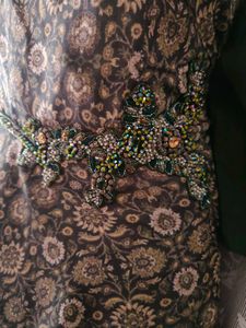 Elegant Indo-Western Layered Dress 🌿