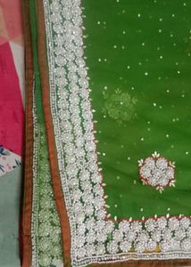 Karwa chauth Offer Party Wear Designer Net Saree