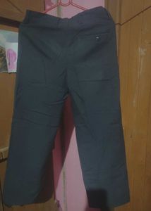 Wide Leg Bellbottom Dark Grey Trousers