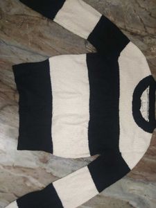 Striped Knit Sweater