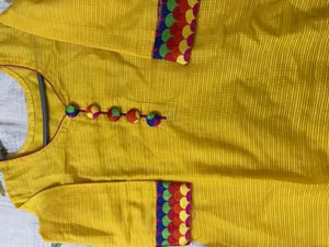Yellow Kurti
