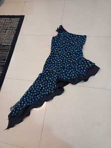 Handmade High Low Polka Dot Dress