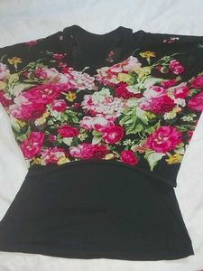 Floral Print Top 2 Piece