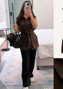 New Zara Coat With Belt