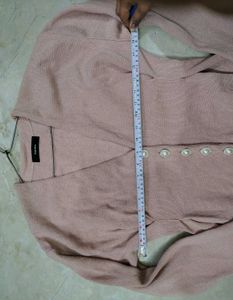 🔥Woolen blazer 😍 New Nude pink sweater overcoat