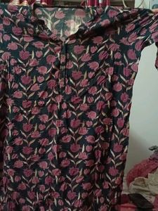 Floral Print Kurta