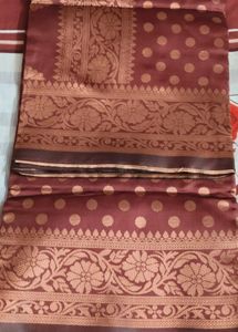 Brown 🤎 Banarasi Silk Saree....
