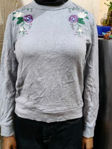 Korean style woolen top