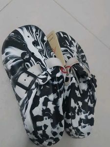 Black and white Crocks