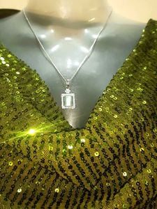 Stunning Green Embellished Kazo Partywear Top❤️