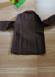 Brown Quilted Jacket Winter wear