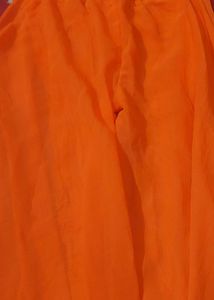 Orange Floral Lehenga Choli Set