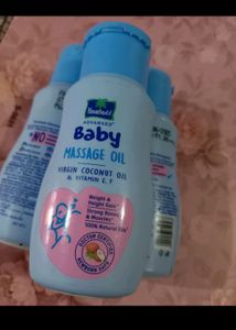 3 Baby Massage Oil Bottle Parachute Advanced