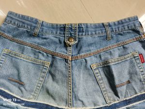 Denim Mini Skirt