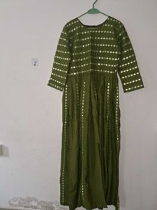 Elegant Green Ethnic Gown