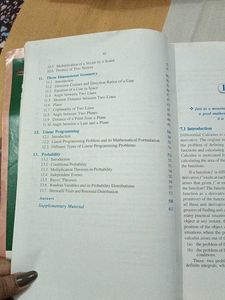 Class XII Mathematics Textbook