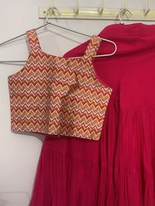 Chic Blazer &amp; Dress Set 3 pis Indowestern baby par