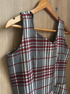 Checked Mini Dress