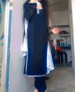 Black Pakistani Kurti Set