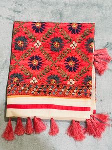 Silk Printed Dupatta (Stole)