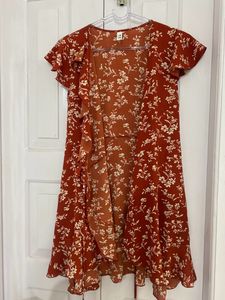 Red Wrap Dress