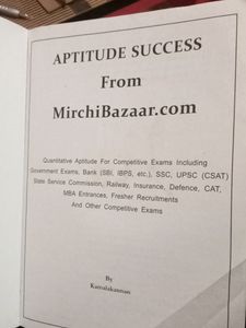 Aptitude book for all one day exams
