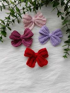Crochet Hair Bows pick any or combos