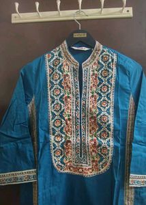 New Unused Biba Brand Embroidery Kurti Pant Set