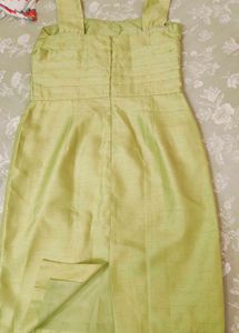 Vintage Green Dress with Jewel Detail