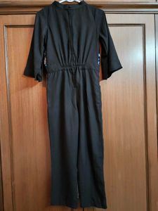Black and Blue Sequins Jumpsuit