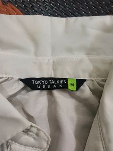 M Size White Crop Top