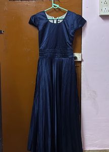 Elegant Navy Blue Maxi Dress