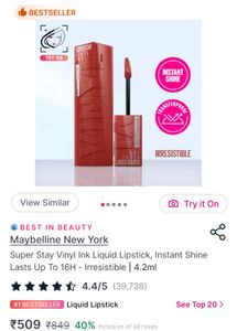Maybelline Superstay Vinyl INK