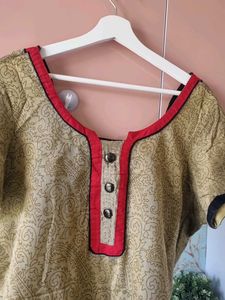4XL Beautiful Cotton Straight Kurti 😍