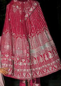Red Embroidered Lehenga Choli